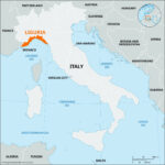Liguria | Italian Riviera, Map, & Cuisine | Britannica With Map Of Liguria Region Of Italy