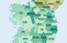 List Of Irish Countiesarea - Wikipedia pertaining to County Map of Ireland and Northern Ireland