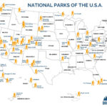 List Of National Parks In The Usa 2025 (+ Map And Checklist) Throughout Free Printable Map Of US National Parks