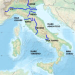 List Of Rivers Of Italy   Wikipedia Intended For Map Of Italy With Rivers