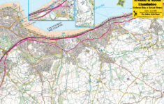 Llandudno, Colwyn Bay &amp; Great Orme Walking Map for Map Of Llandudno And Surrounding Area