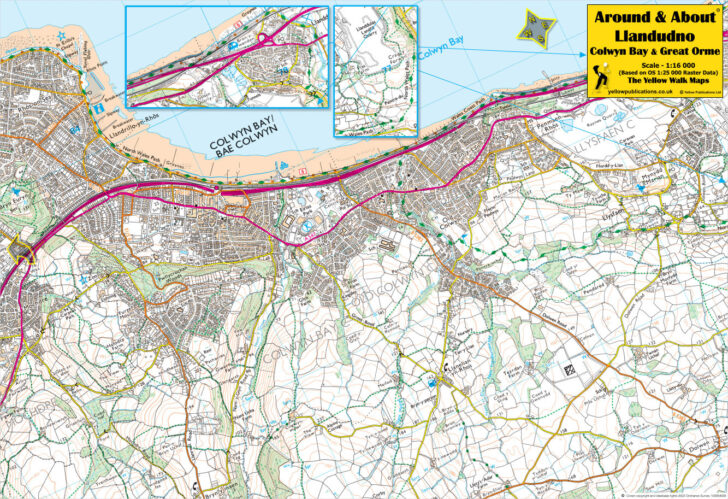 Map of Llandudno and Surrounding Area