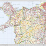 Llandudno   Ll   Postcode Sector Wall Map With Regard To Ordnance Survey Map Of Llandudno