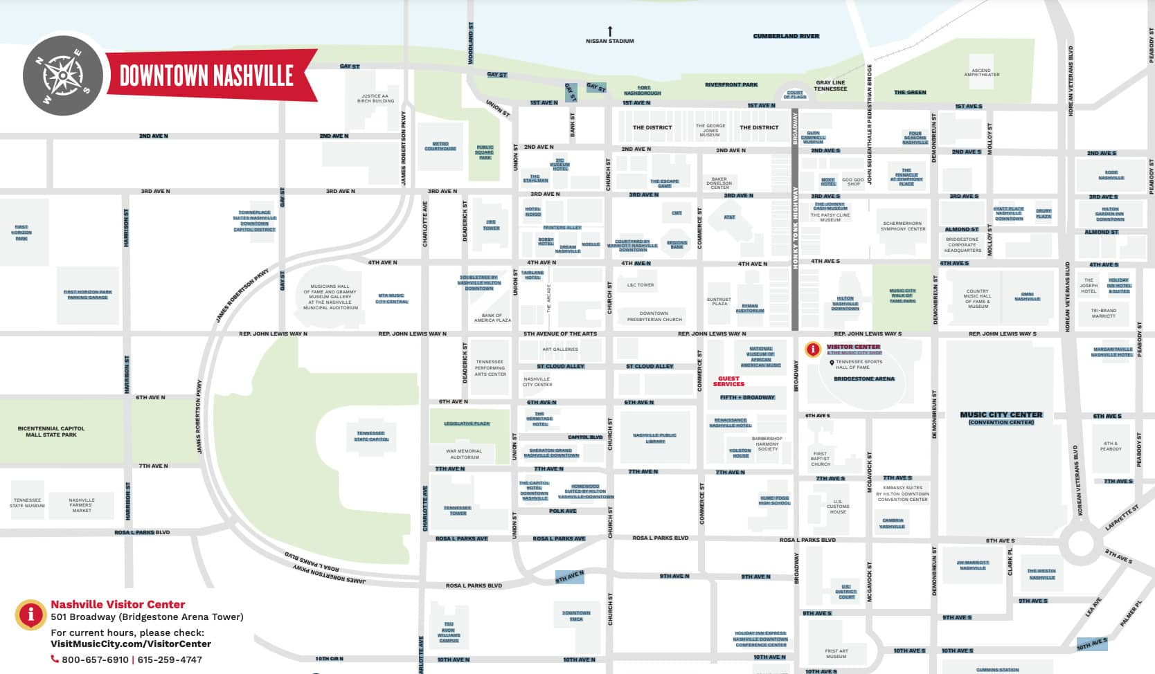 Local&amp;#039;S Corner | Travel Guide | Nashville City Tour in Printable Map of Downtown Nashville Bars