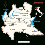 Lombardy Region Map And Travel Guide | Wandering Italy In Lombardy Region Of Italy Map