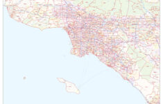 Los Angeles County, California Zip Codesmapsherpa – The Map Shop pertaining to Los Angeles Zip Code Map Printable