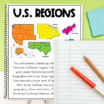 Low Prep 5 Regions Of The United States: Activities   Priceless Inside 5 Regions Of The United States Printable Map