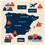 Lsp Alerts: Spain And Portugal Power Outage Impact   Tradlinx Blogs Throughout Map Of Power Outage In Spain And Portugal