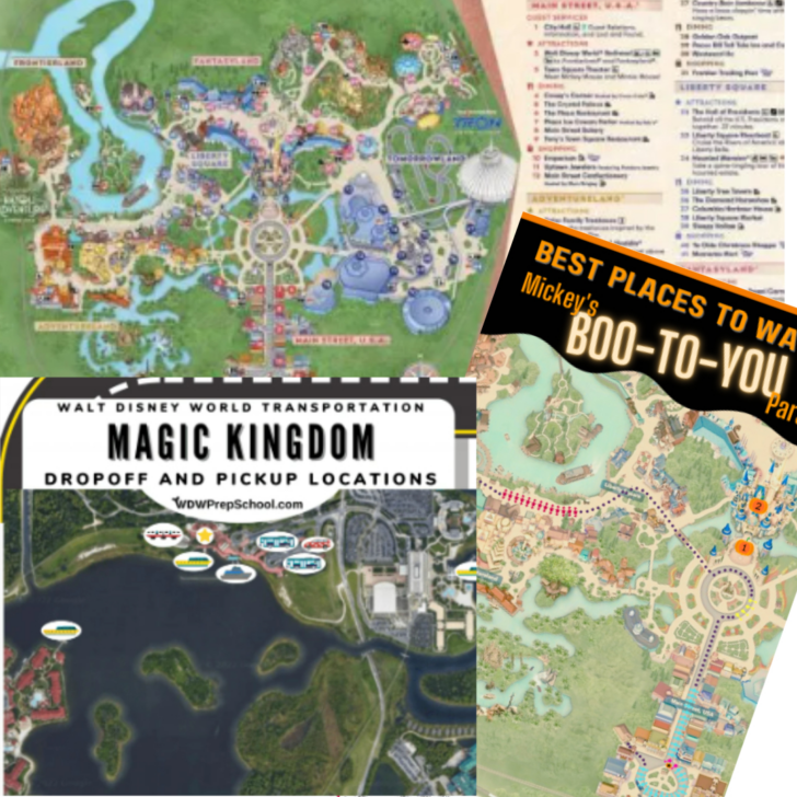 Disney World Magic Kingdom Printable Map