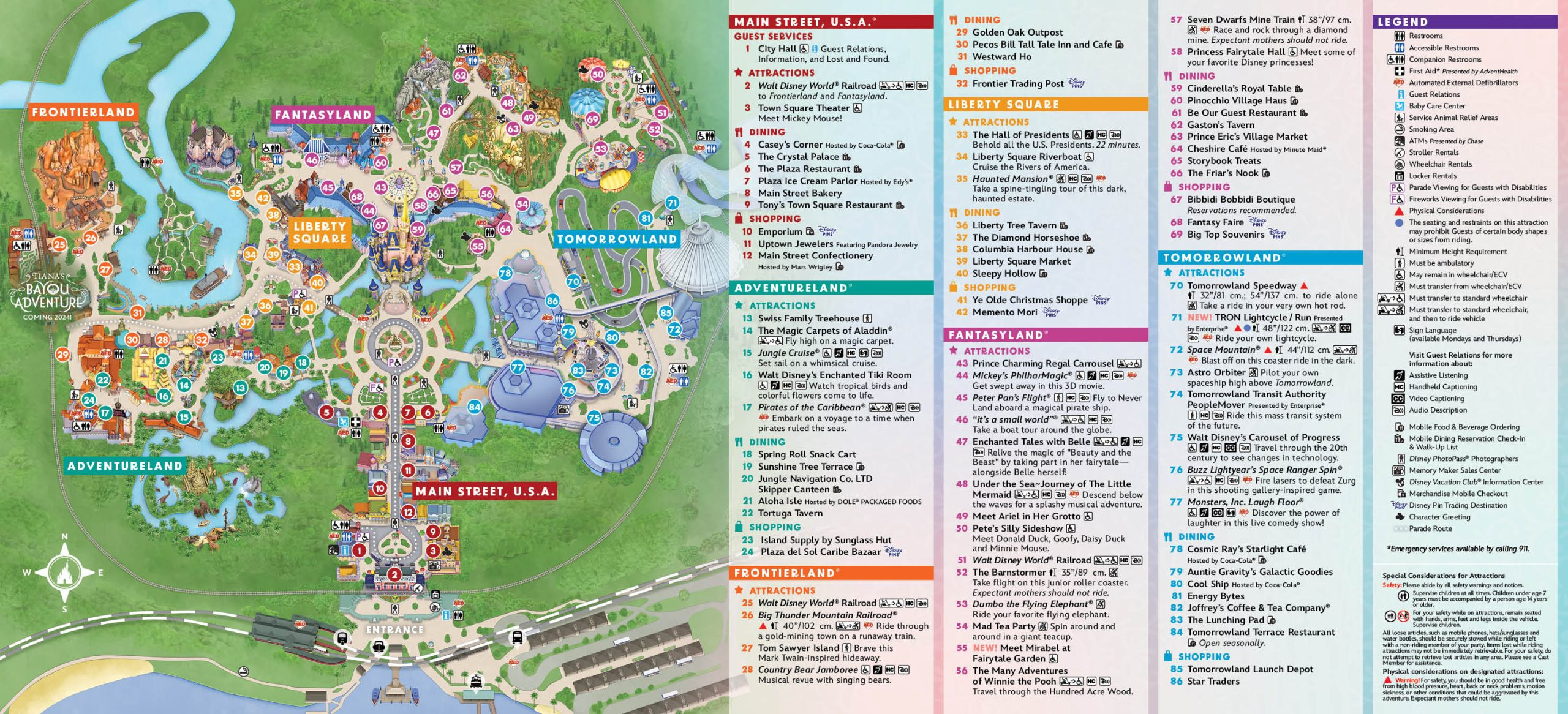 Magic Kingdom Maps pertaining to Printable Map of Disney World Magic Kingdom
