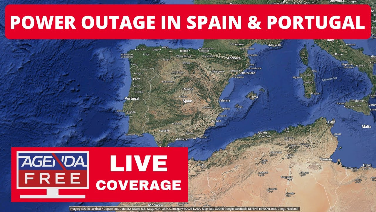 Major Power Outage In Spain And Portugal - Live Breaking News Blackout Coverage throughout Map of Spain and Portugal Power Outage