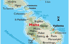 Malta Maps & Facts – World Atlas throughout Map of Malta and Italy