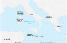 Malta On World Map: Surrounding Countries And Location On Southern intended for Map Of Italy And Malta