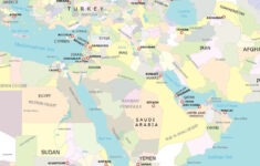 Map Collection Of The Middle East - Gis Geography throughout Free Printable Map of the Middle East