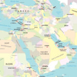 Map Collection Of The Middle East   Gis Geography With Free Printable Map Of Middle East