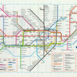 Map; Large Print Pocket Underground Map, 1985 | London Transport Regarding Printable Tube Map Of London Underground