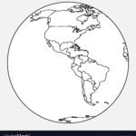 Map North And South America Outline Royalty Free Vector With Regard To Free Printable Map Of North And South America
