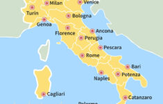 Map Of Airports In Italy: List Of Main International Italian Airports with regard to Map of the Boot of Italy