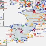 Map Of All Major Airports Of Europe With Over 1 Million Yearly For Map Of Western Europe With Main Airports Map Of All Major Airports Of Europe With Over 1 Million Yearly For Map Of Western Europe With Main Airports