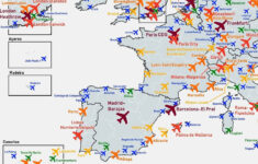 Map Of All Major Airports Of Europe With Over 1 Million Yearly for Map of Western Europe with Main Airports