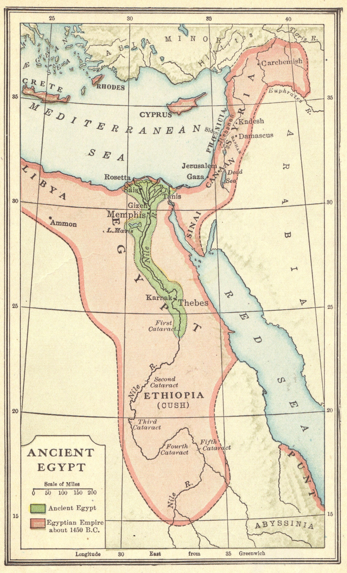 Map Of Ancient Egypt | Student Handouts for Free Printable Map of Ancient Egypt