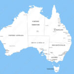 Map Of Australia With Major Towns And Cities Stock Illustration In Free Printable Map Of Australia With Cities And Towns