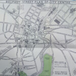 Map Of Belfast, C.1938 : R/Northernireland In Street Map Of Belfast Northern Ireland