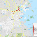 Map Of Boston, Massachusetts   Gis Geography In Printable Map Of Boston Freedom Trail