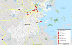 Map Of Boston, Massachusetts – Gis Geography in Printable Map of Boston Freedom Trail