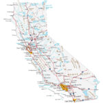 Map Of California   Cities And Highways   Gis Geography With Free Printable Road Map Of California