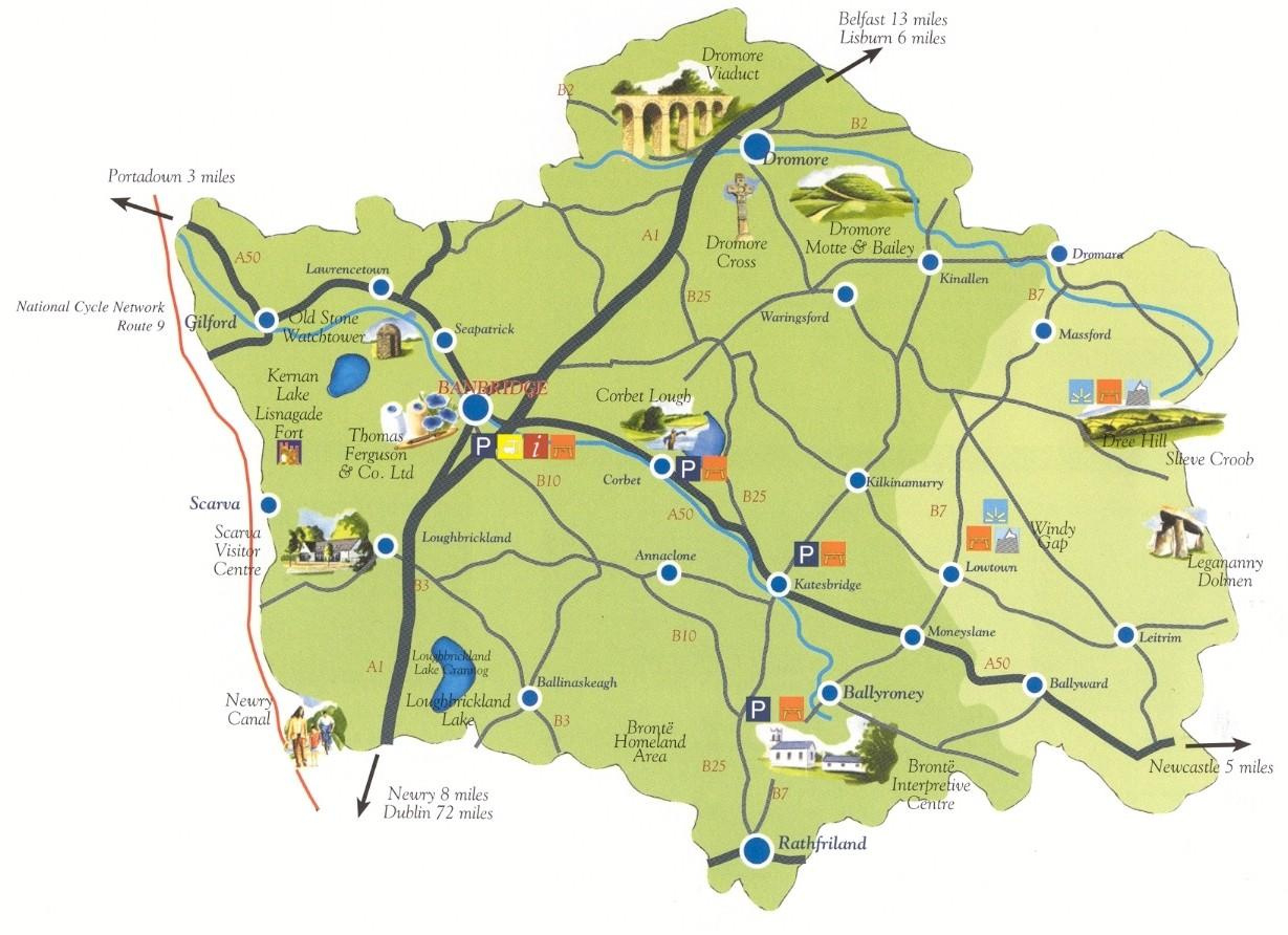 Map Of County Down Northern Ireland - Map Co Down Northern Ireland intended for Map of County Down Northern Ireland