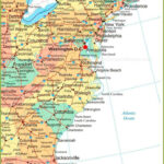 Map Of East Coast Of The United States Regarding Map Of Eastern United States Printable
