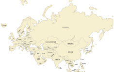 Map Of Eurasia — Ultimaps within Outline Map Of Europe And Asia