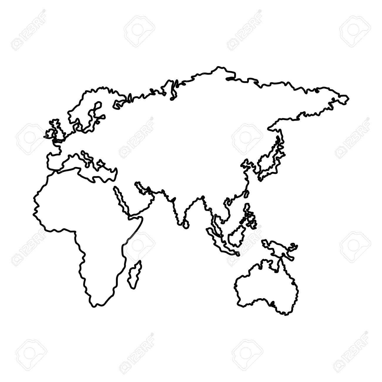 map of europe africa and asia country vector illustration royalty throughout blank map of europe africa and asia Map Of Europe Africa And Asia Country Vector Illustration Royalty throughout Blank Map Of Europe Africa And Asia