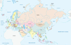 Map Of Europe And Asia Royalty Free Vector Image intended for The Map Of Asia And Europe