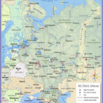 Map Of European Russia   Nations Online Project Inside Map Of Russia Asia And Europe