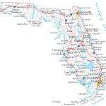 Map Of Florida   Cities And Roads   Gis Geography Inside Printable Map Of West Coast Of Florida