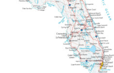 Map Of Florida - Cities And Roads - Gis Geography inside Printable Map of West Coast of Florida
