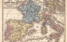 Map Of France, Spain, Portugal And Italy - Barry Lawrence Ruderman throughout Map Of Spain France And Portugal