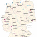 Map Of Germany   Cities And Roads   Gis Geography In Free Printable Map Of Germany With Cities And Towns