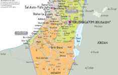 Map Of Israel: Offline Map And Detailed Map Of Israel with Free Printable Map of the Holy Land