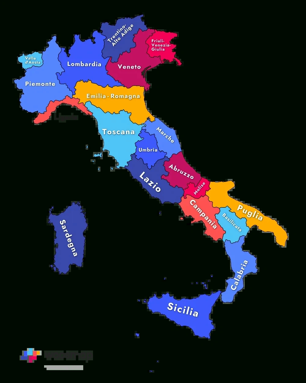 Map Of Italy: A Guide To Regions, Provinces, And Cities for Show A Map of Italy