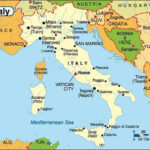 Map Of Italy And Surrounding Countries   Map Of Italy And Regarding Map Of Italy And Surrounding Countries