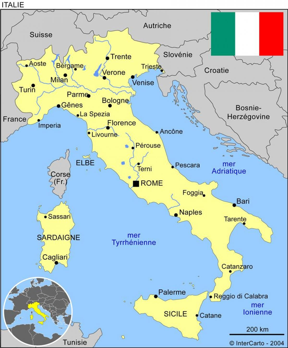 Map Of Italy Cities: Major Cities And Capital Of Italy with Map of Cities In Italy