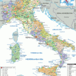 Map Of Italy   Italy Map With Cities, Regions & Provinces Within Map Of Italy'S Provinces