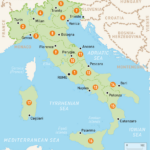 Map Of Italy | Italy Regions | Rough Guides | Rough Guides In Map Of Italy By Regions And Cities