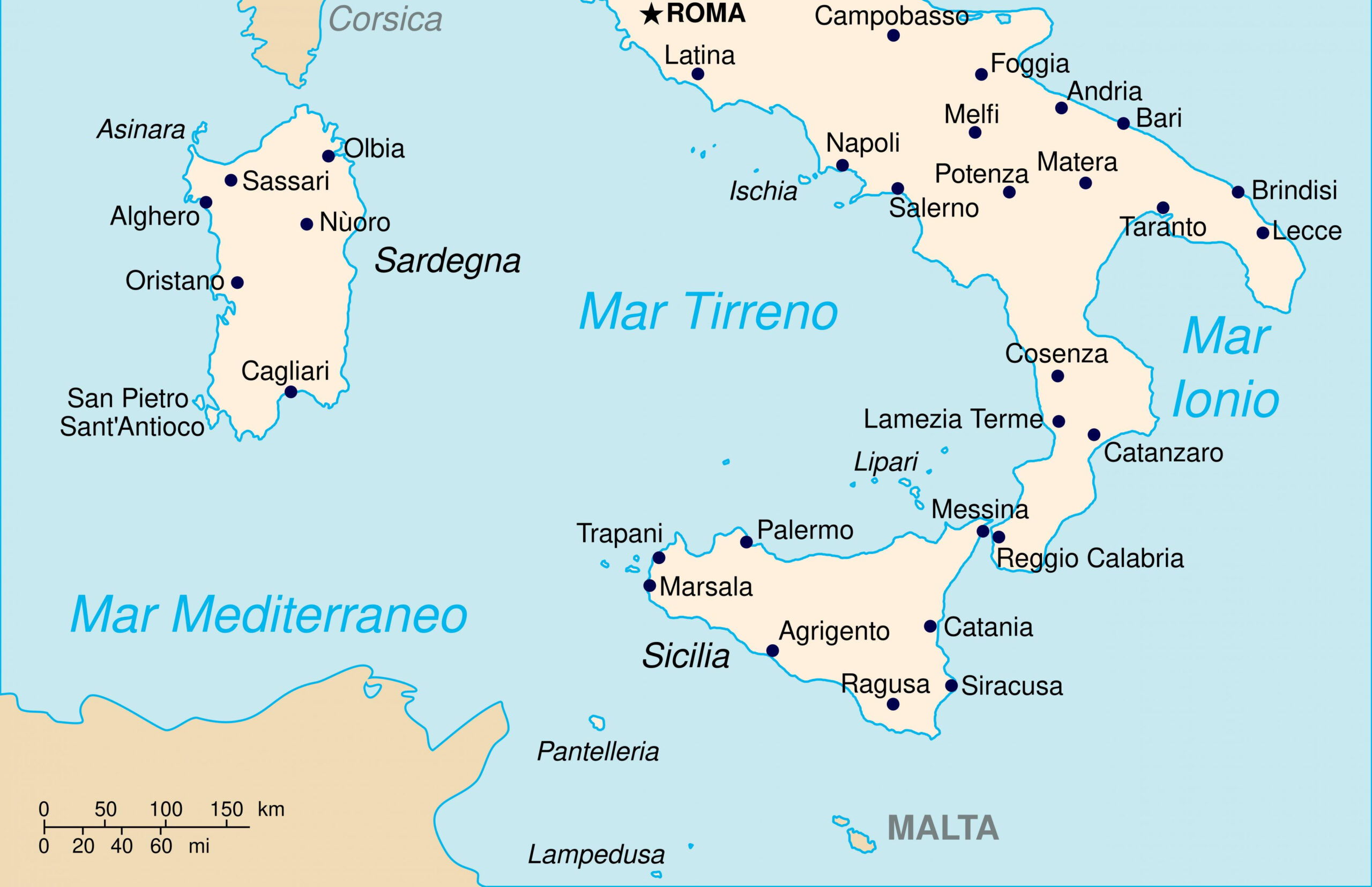 Map Of Italy: Offline Map And Detailed Map Of Italy intended for Map of South of Italy