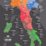 Map Of Italy Wine: Wine Regions And Vineyards Of Italy With Regard To Map Of Wine Regions Of Italy