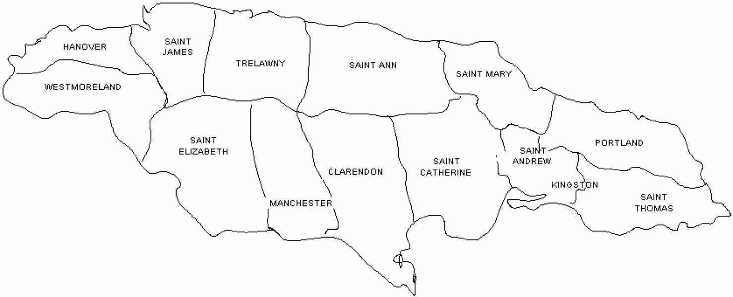 Map Of Jamaica Parishes - Jamaica Map And Parishes (Caribbean throughout Downloadable Map Of Jamaica With Parishes