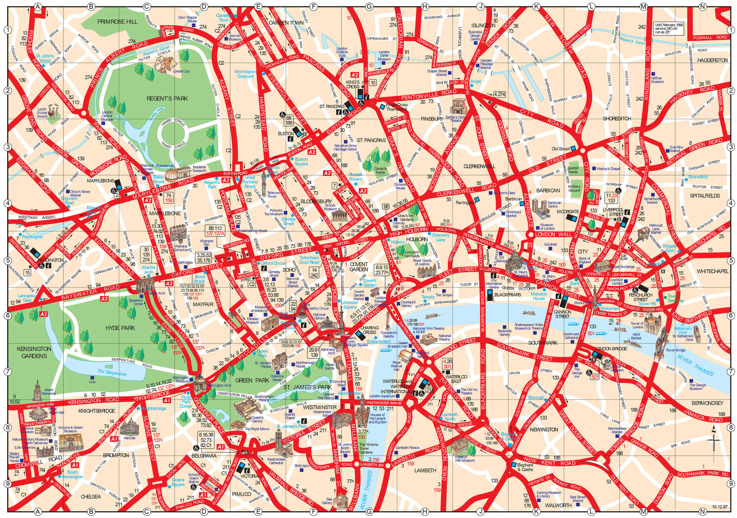 map of london tourist attractions sightseeing tourist tour within free printable map of london scaled Map Of London Tourist Attractions, Sightseeing & Tourist Tour within Free Printable Map Of London
